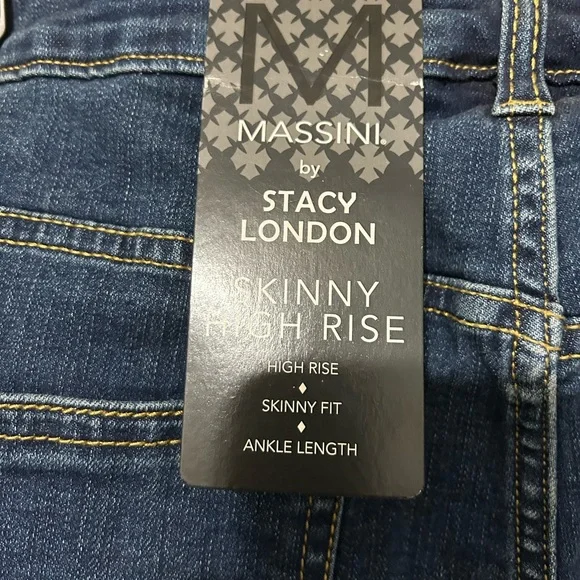 New with tags-size 18 ankle length, skinny fit, high rise jeans. - Picture 3 of 4